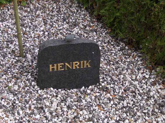 Billede af gravsten på Herning Vestre Kirkegård