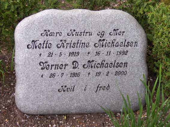 Billede af gravsten på Herning Vestre Kirkegård