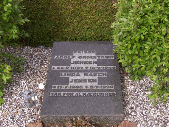 Billede af gravsten på Herning Vestre Kirkegård