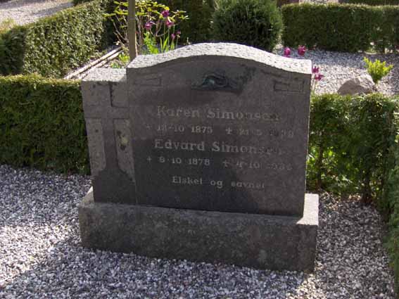 Billede af gravsten på Herning Vestre Kirkegård