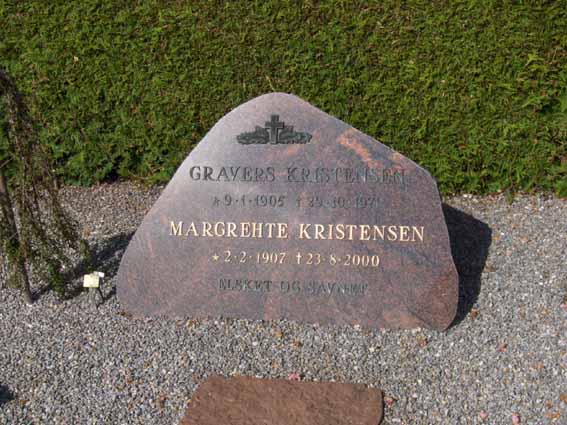 Billede af gravsten på Herning Vestre Kirkegård