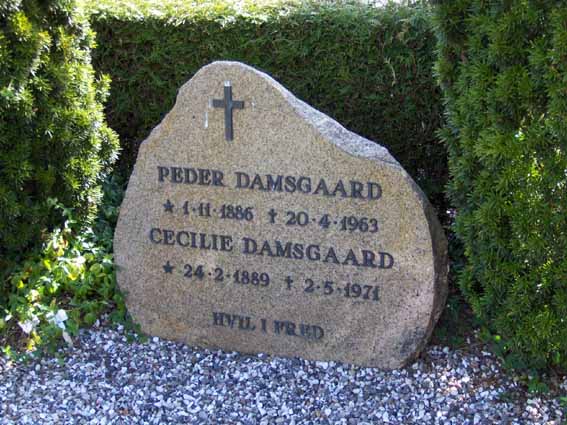 Billede af gravsten på Herning Vestre Kirkegård