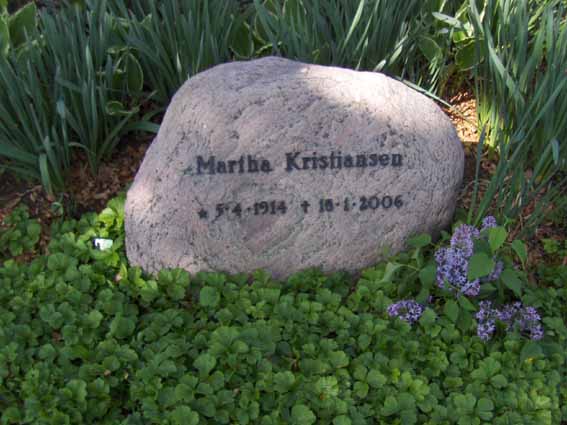 Billede af gravsten på Herning Vestre Kirkegård