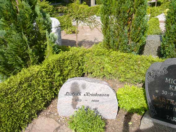 Billede af gravsten på Herning Vestre Kirkegård