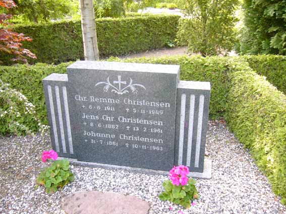 Billede af gravsten på Herning Vestre Kirkegård