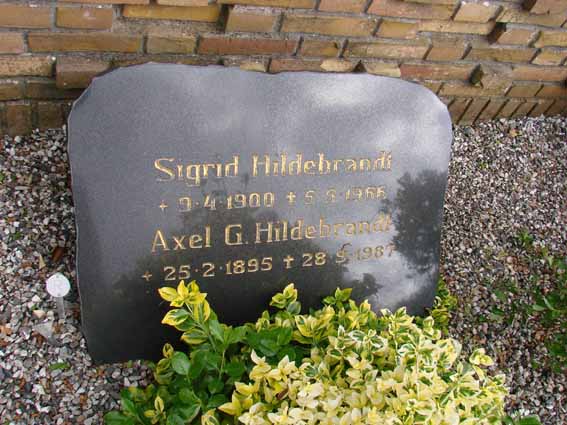 Billede af gravsten på Herning Vestre Kirkegård
