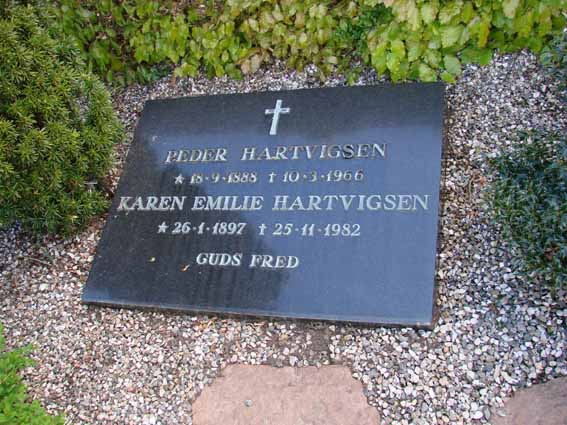 Billede af gravsten på Herning Vestre Kirkegård