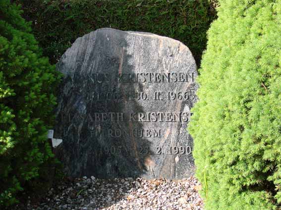 Billede af gravsten på Herning Vestre Kirkegård