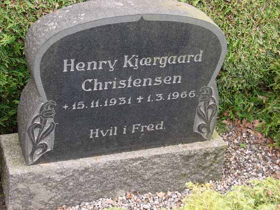 Billede af gravsten på Herning Vestre Kirkegård