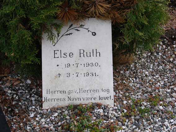 Billede af gravsten på Herning Vestre Kirkegård