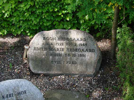Billede af gravsten på Herning Vestre Kirkegård