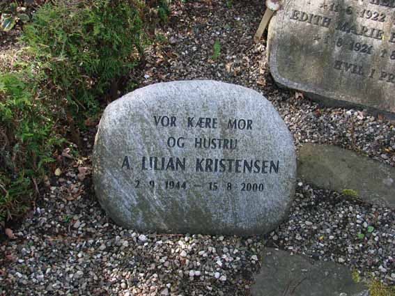 Billede af gravsten på Herning Vestre Kirkegård