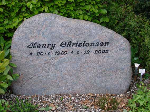 Billede af gravsten på Herning Vestre Kirkegård