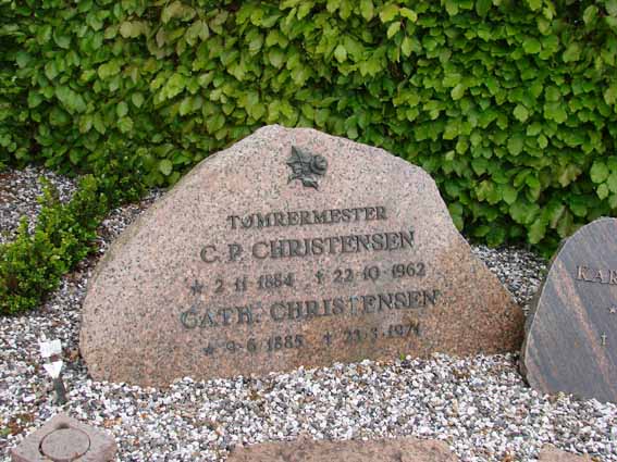 Billede af gravsten på Herning Vestre Kirkegård