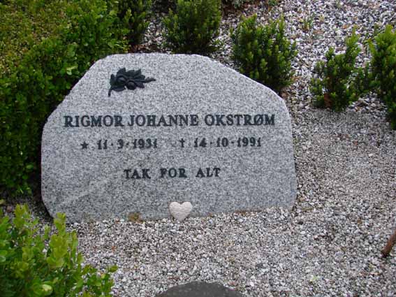 Billede af gravsten på Herning Vestre Kirkegård