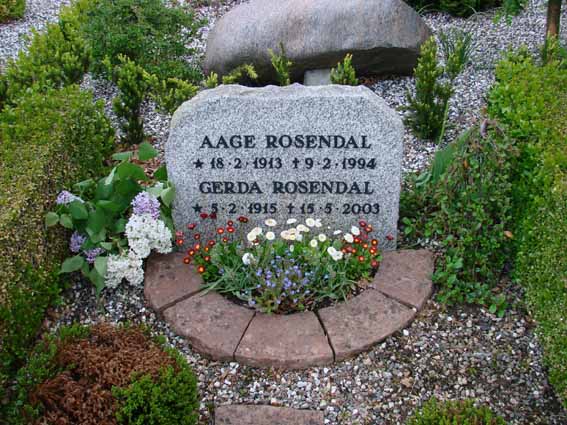 Billede af gravsten på Herning Vestre Kirkegård