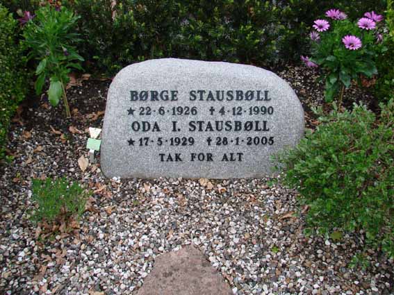 Billede af gravsten på Herning Vestre Kirkegård