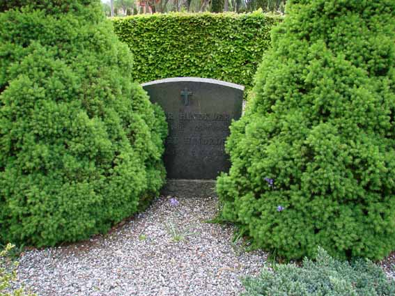 Billede af gravsten på Herning Vestre Kirkegård