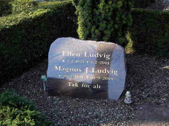 Billede af gravsten på Herning Vestre Kirkegård