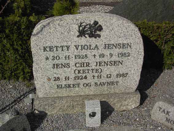 Billede af gravsten på Herning Vestre Kirkegård