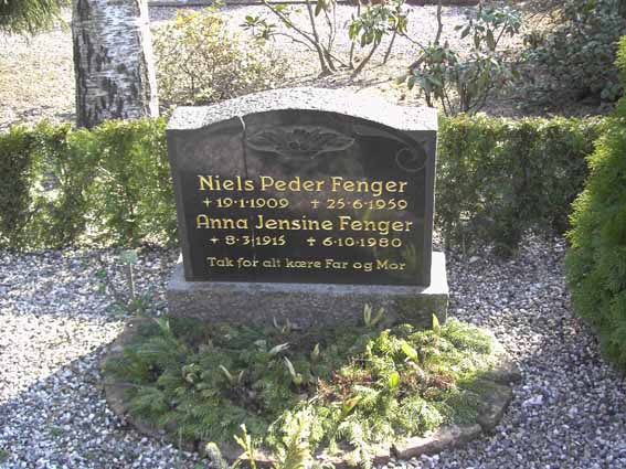 Billede af gravsten på Herning Vestre Kirkegård