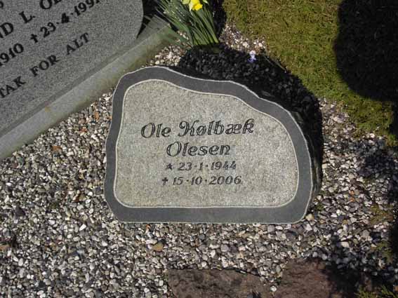 Billede af gravsten på Herning Vestre Kirkegård