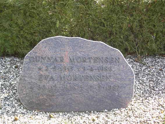 Billede af gravsten på Herning Vestre Kirkegård