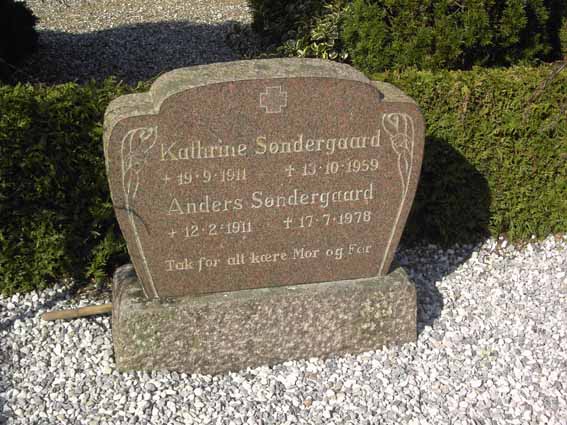 Billede af gravsten på Herning Vestre Kirkegård