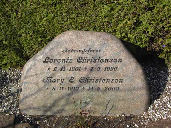Billede af gravsten på Herning Vestre Kirkegård