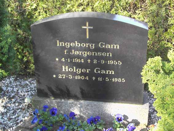 Billede af gravsten på Herning Vestre Kirkegård