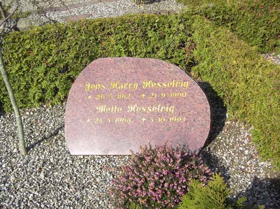 Billede af gravsten på Herning Vestre Kirkegård