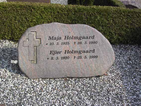 Billede af gravsten på Herning Vestre Kirkegård