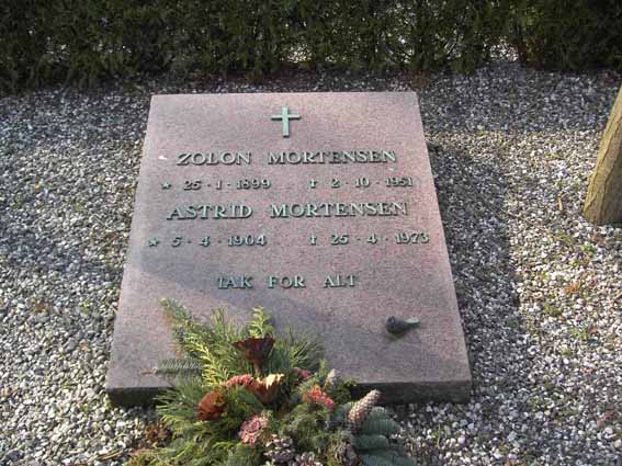 Billede af gravsten på Herning Vestre Kirkegård