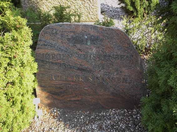 Billede af gravsten på Herning Vestre Kirkegård