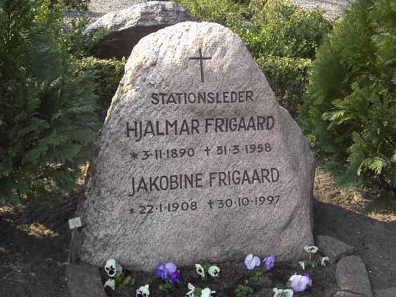 Billede af gravsten på Herning Vestre Kirkegård