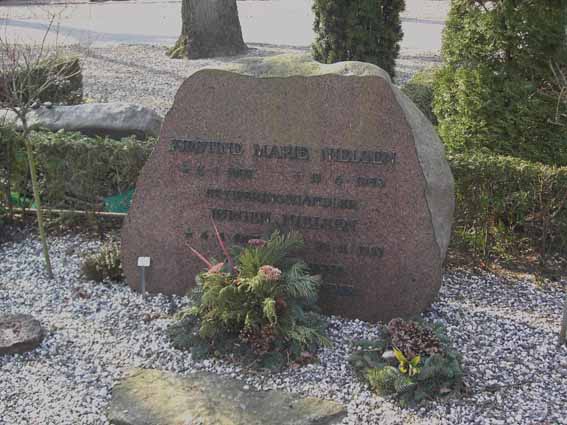 Billede af gravsten på Herning Vestre Kirkegård