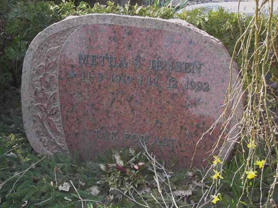 Billede af gravsten på Herning Vestre Kirkegård