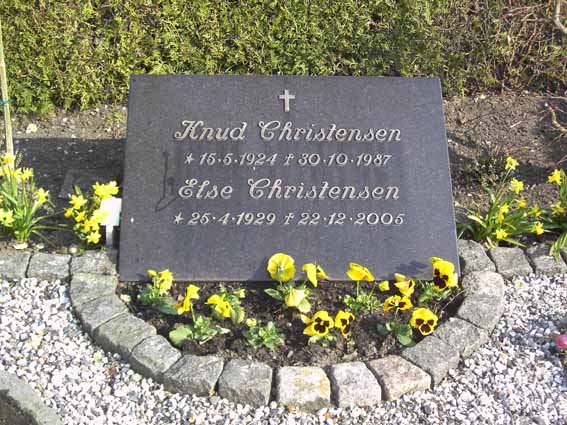 Billede af gravsten på Herning Vestre Kirkegård