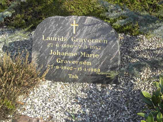 Billede af gravsten på Herning Vestre Kirkegård