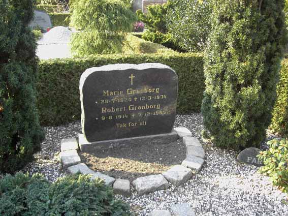 Billede af gravsten på Herning Vestre Kirkegård