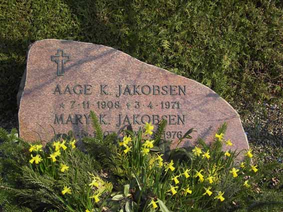Billede af gravsten på Herning Vestre Kirkegård