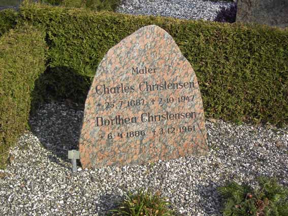 Billede af gravsten på Herning Vestre Kirkegård