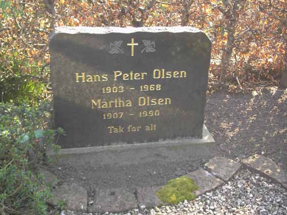 Billede af gravsten på Herning Vestre Kirkegård