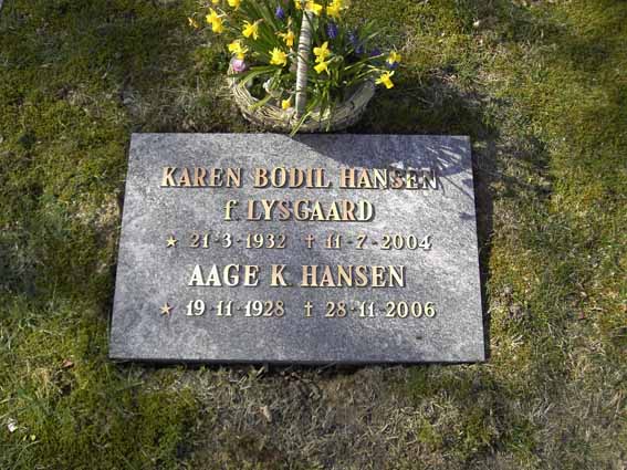 Billede af gravsten på Herning Vestre Kirkegård