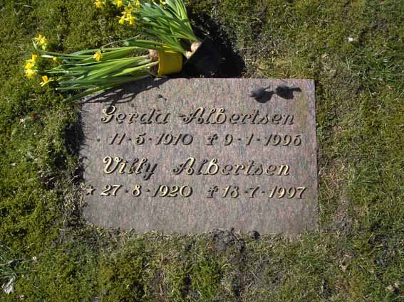 Billede af gravsten på Herning Vestre Kirkegård
