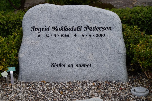 Billede af gravsten på Herning Vestre Kirkegård