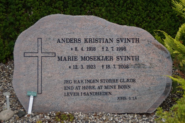 Billede af gravsten på Herning Vestre Kirkegård