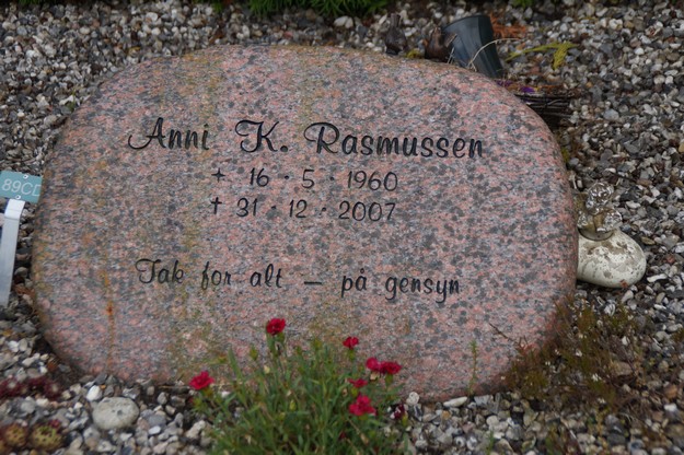 Billede af gravsten på Herning Vestre Kirkegård