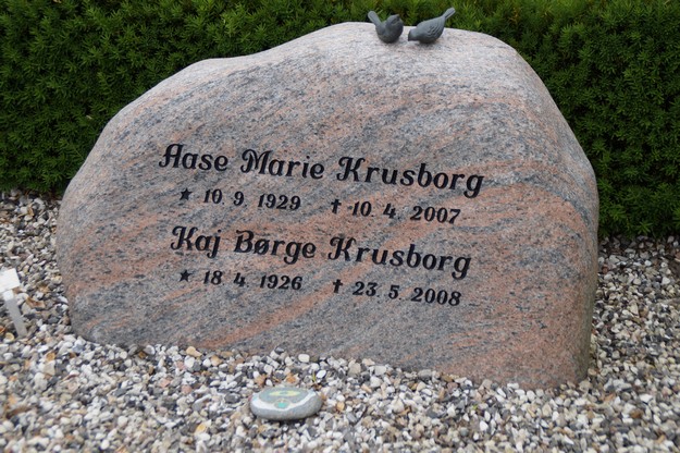 Billede af gravsten på Herning Vestre Kirkegård