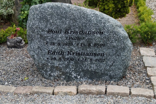 Billede af gravsten på Herning Vestre Kirkegård